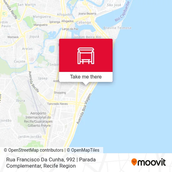 Rua Francisco Da Cunha, 992 | Parada Complementar map