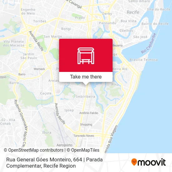 Rua General Góes Monteiro, 664 | Parada Complementar map