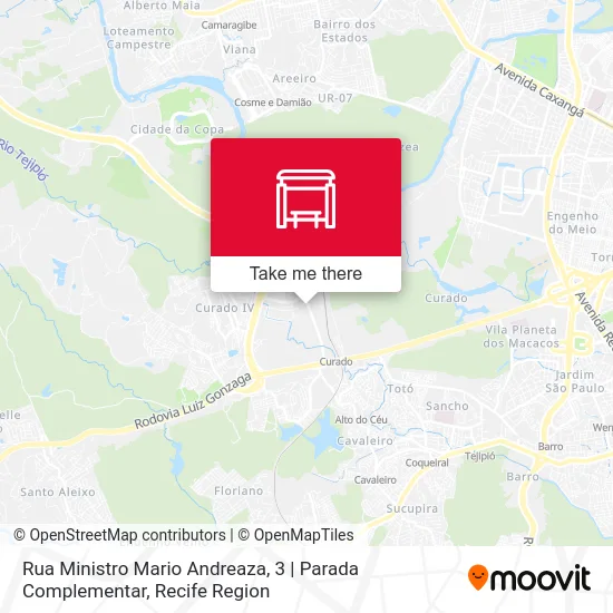 Rua Ministro Mario Andreaza, 3 | Parada Complementar map