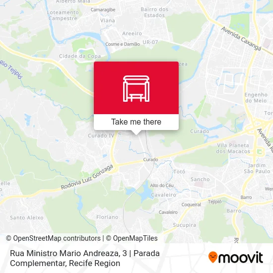 Rua Ministro Mario Andreaza, 3 | Parada Complementar map