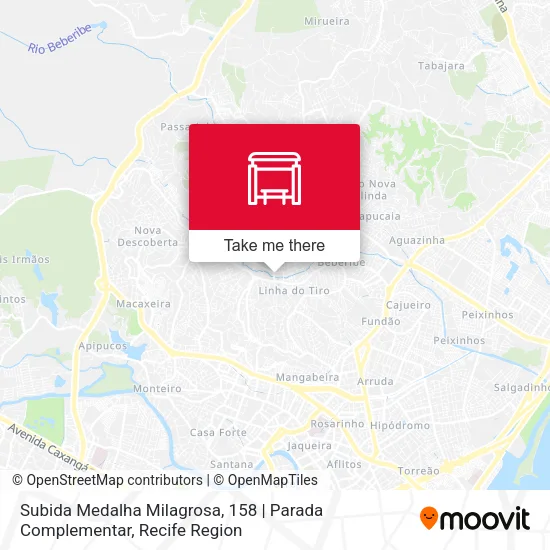 Subida Medalha Milagrosa, 158 | Parada Complementar map