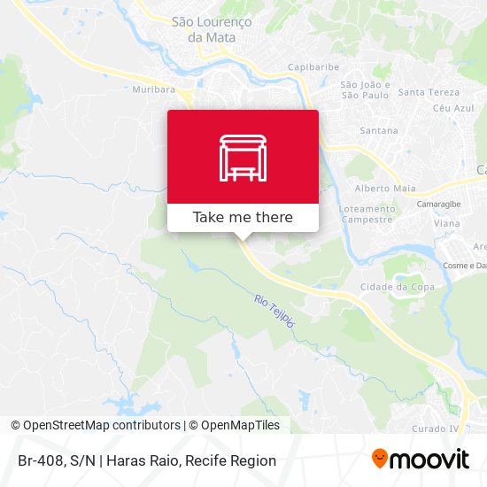 Br-408, S/N | Haras Raio map
