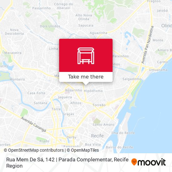 Rua Mem De Sá, 142 | Parada Complementar map