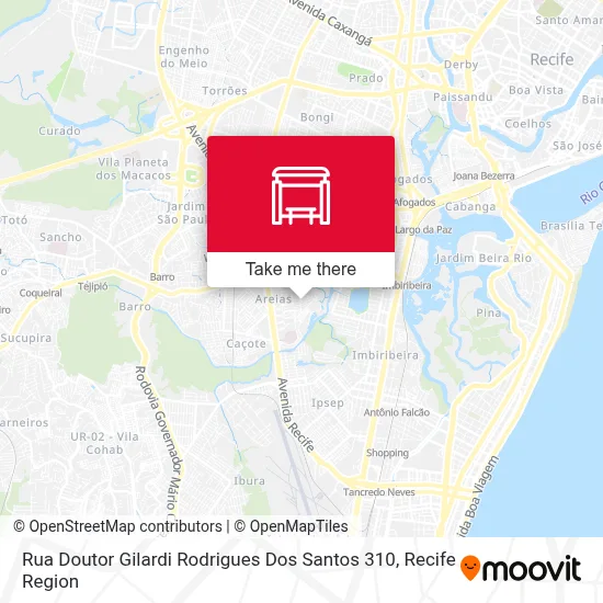 Rua Doutor Gilardi Rodrigues Dos Santos 310 map