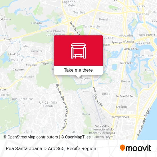 Rua Santa Joana D Arc 365 map