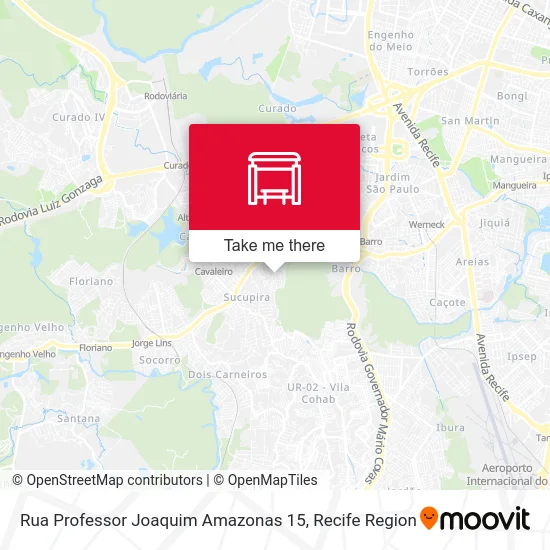 Rua Professor Joaquim Amazonas 15 map