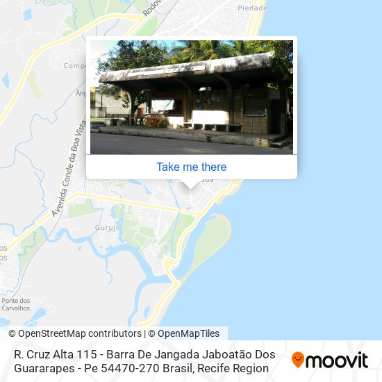 Mapa R. Cruz Alta 115 - Barra De Jangada Jaboatão Dos Guararapes - Pe 54470-270 Brasil