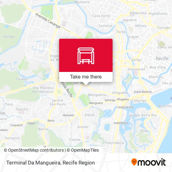 Terminal Da Mangueira map