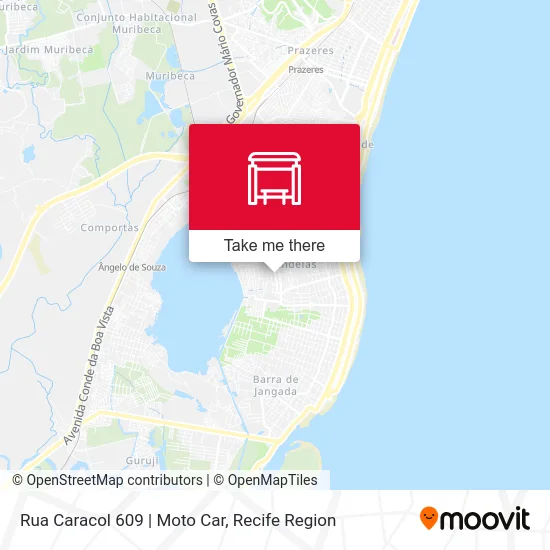 Rua Caracol 609 | Moto Car map