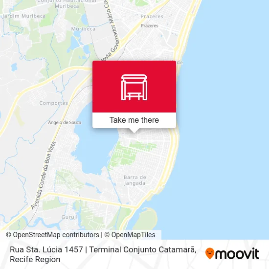 Rua Sta. Lúcia 1457 | Terminal Conjunto Catamarã map