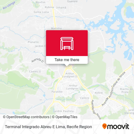 Terminal Integrado Abreu E Lima map