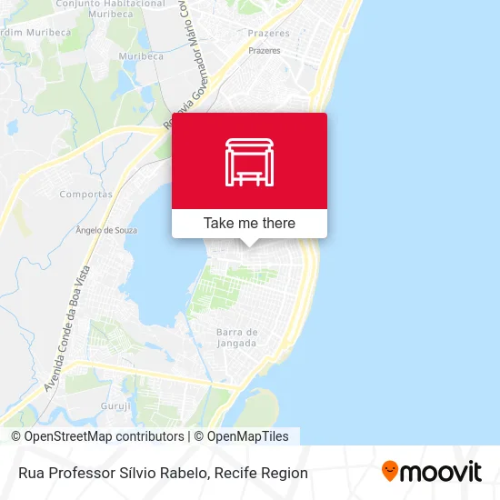 Rua Professor Sílvio Rabelo map
