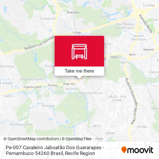 Pe-007 Cavaleiro Jaboatão Dos Guararapes - Pernambuco 54260 Brasil map
