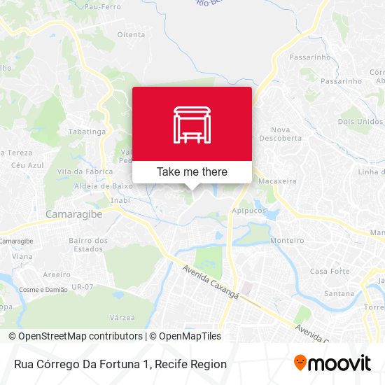 Rua Córrego Da Fortuna 1 map