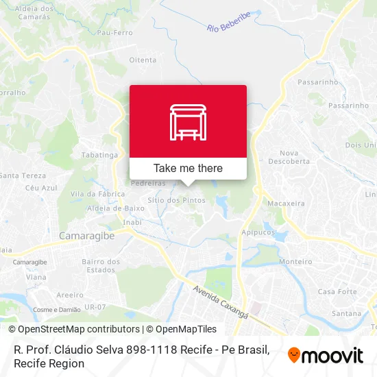 R. Prof. Cláudio Selva 898-1118 Recife - Pe Brasil map