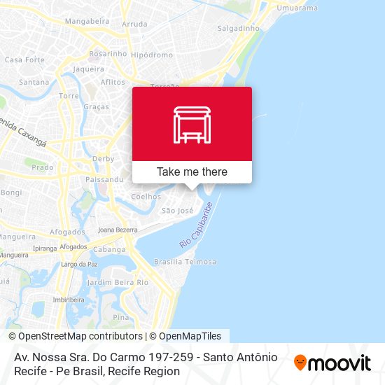 Av. Nossa Sra. Do Carmo 197-259 - Santo Antônio Recife - Pe Brasil map