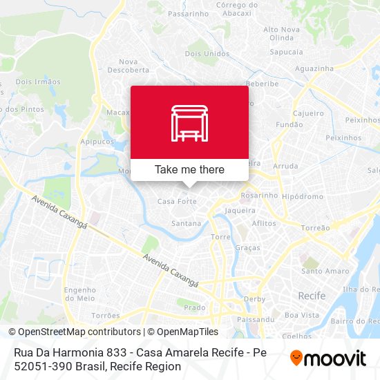 Rua Da Harmonia 833 - Casa Amarela Recife - Pe 52051-390 Brasil map