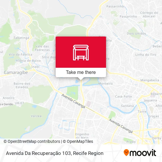 Avenida Da Recuperação 103 map