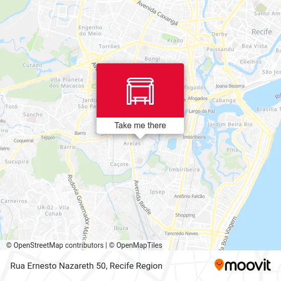 Rua Ernesto Nazareth 50 map