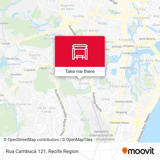 Rua Cambucá 121 map