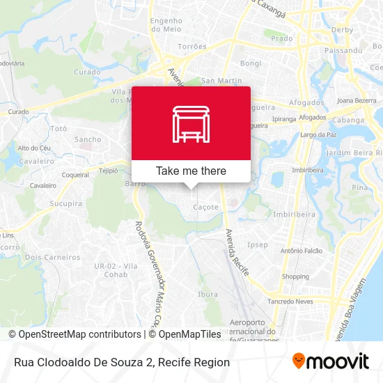 Rua Clodoaldo De Souza 2 map