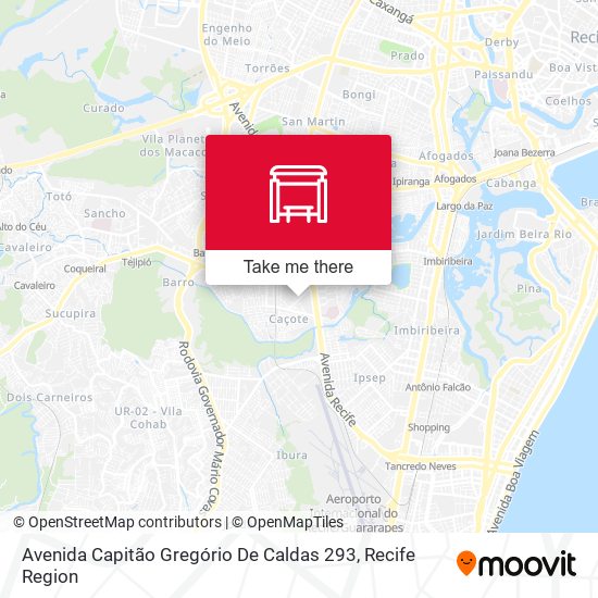 Avenida Capitão Gregório De Caldas 293 map