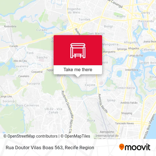 Rua Doutor Vilas Boas 563 map