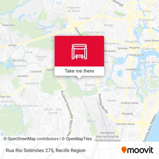 Rua Rio Solimões 275 map