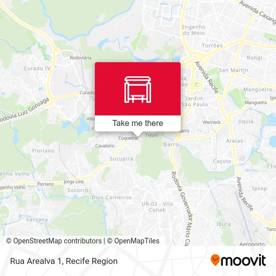 Rua Arealva 1 map