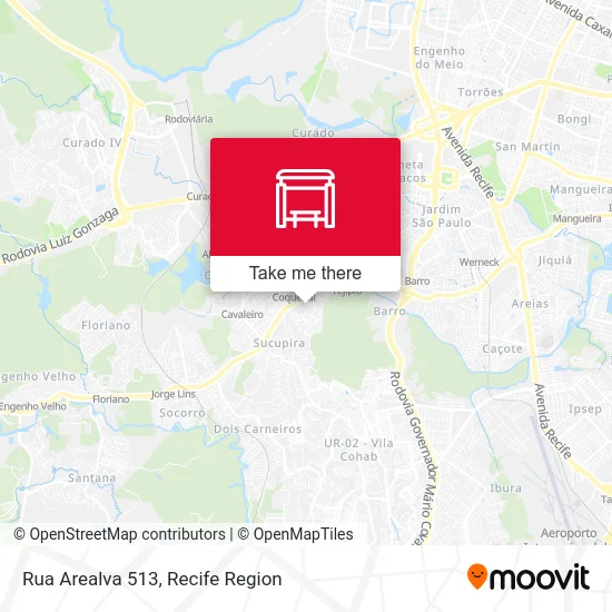 Rua Arealva 513 map