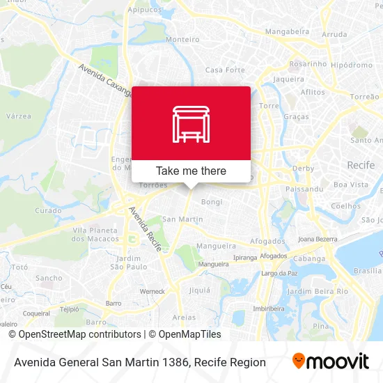 Avenida General San Martin 1386 map