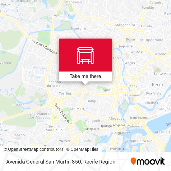 Avenida General San Martin 850 map