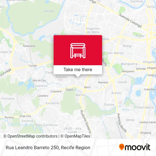 Rua Leandro Barreto 250 map