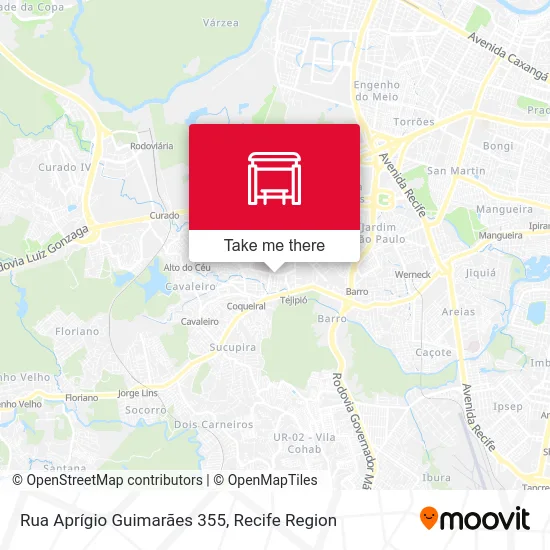 Rua Aprígio Guimarães 355 map