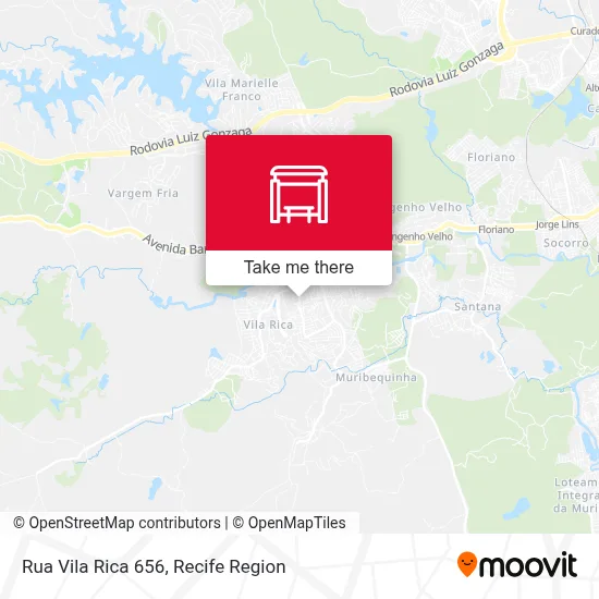 Rua Vila Rica 656 map