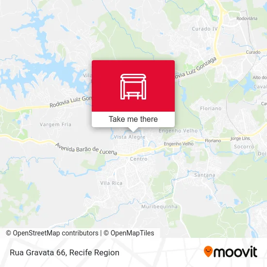 Rua Gravata 66 map