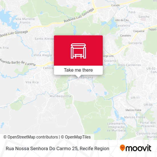 Rua Nossa Senhora Do Carmo 25 map