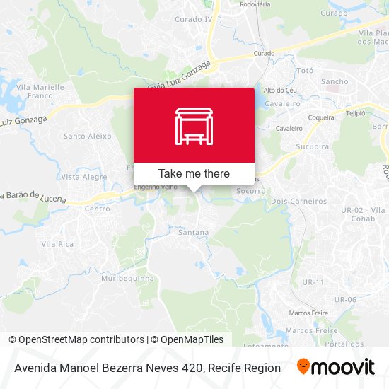 Avenida Manoel Bezerra Neves 420 map