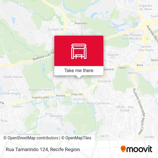 Rua Tamarindo 124 map