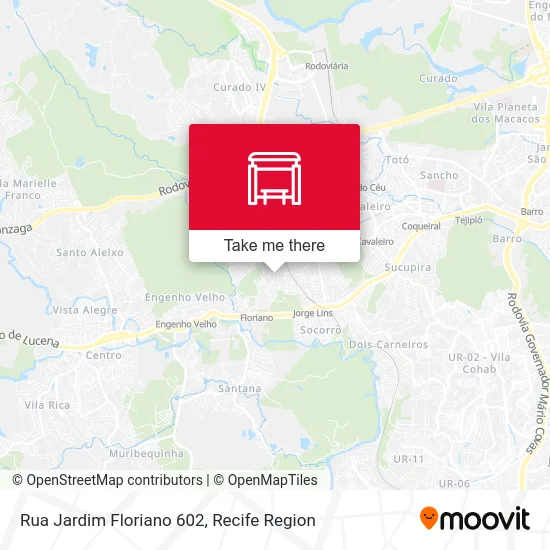 Rua Jardim Floriano 602 map
