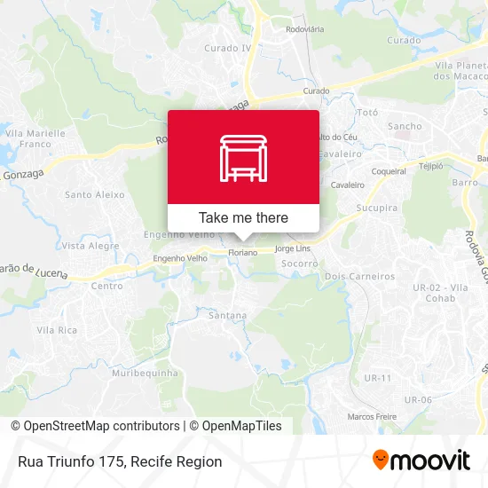 Rua Triunfo 175 map