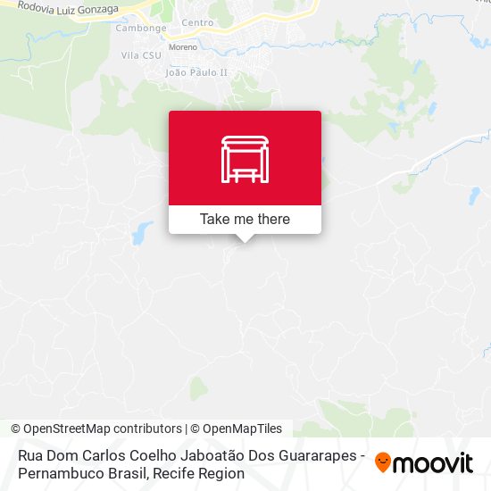 Rua Dom Carlos Coelho Jaboatão Dos Guararapes - Pernambuco Brasil map