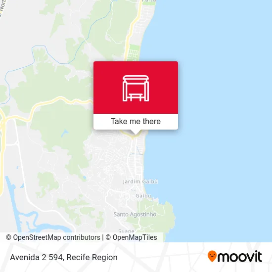 Avenida 2 594 map