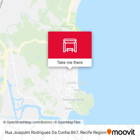 Rua Joaquim Rodrigues Da Cunha 867 map