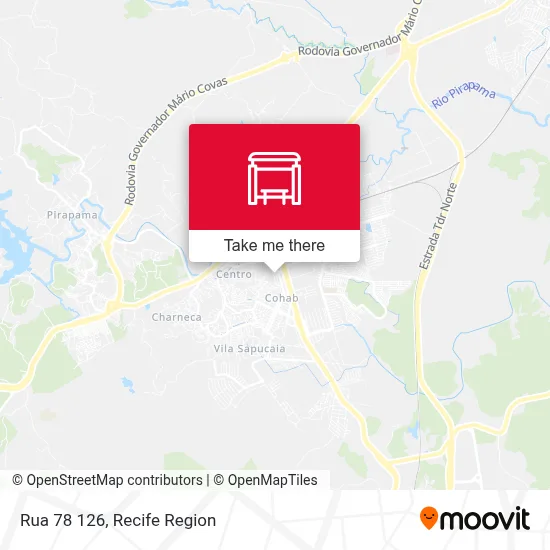 Rua 78 126 map