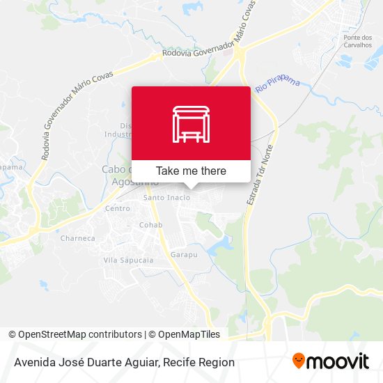 Avenida José Duarte Aguiar map