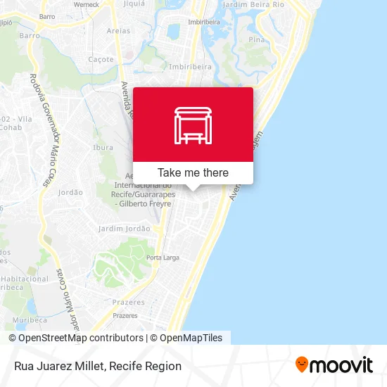 Mapa Rua Juarez Millet