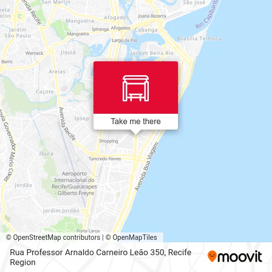 Rua Professor Arnaldo Carneiro Leão 350 map