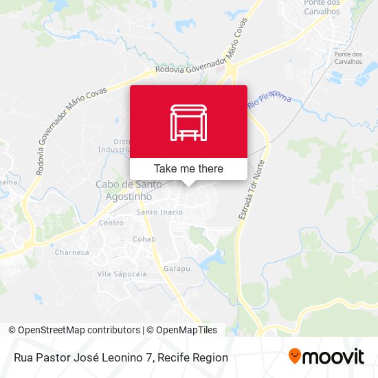 Rua Pastor José Leonino 7 map