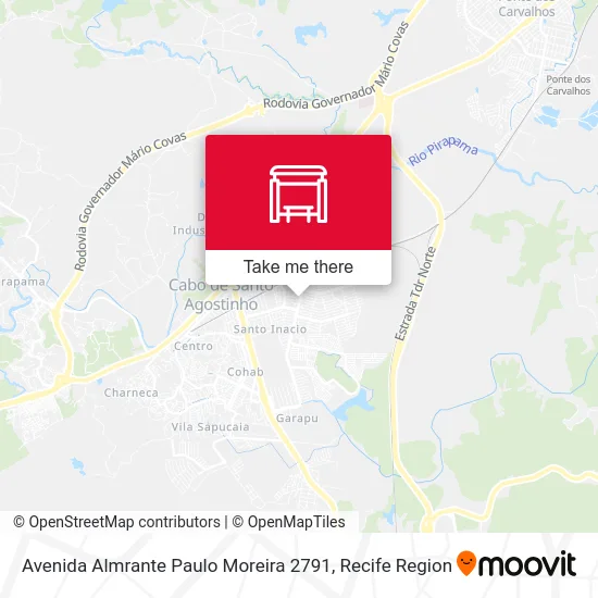 Avenida Almrante Paulo Moreira 2791 map
